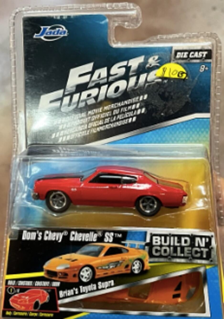 Jada Fast & Furious Dom's Chevy Chevelle SS Diecast Build N Collect